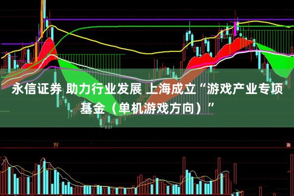永信证券 助力行业发展 上海成立“游戏产业专项基金（单机游戏方向）”